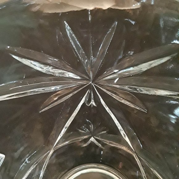 VINTAGE ANCHOR HOCKING STAR OF DAVID 4" GLASS CREAMER - Picture 7 of 7